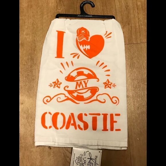 Coastie Towel Kitchen Linen Military Dish Towel NWT - Picture 2 of 4